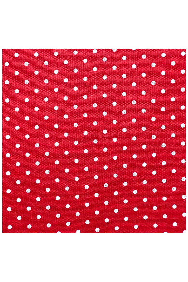Pattern Cotton Pillow, Alternate, color, RED/WHITE