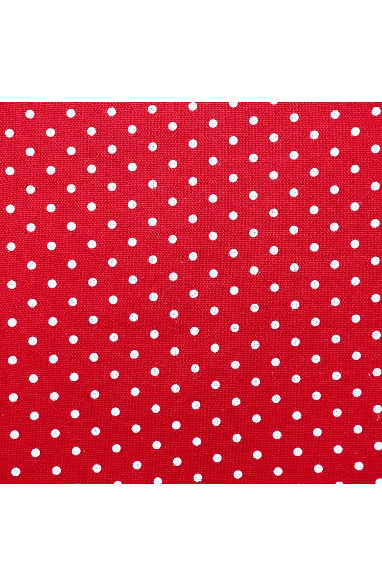 PARKLAND COLLECTION Pattern Cotton Pillow, Alternate, color, Red/White