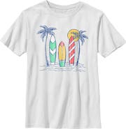 Lost Gods Boy's Lost Gods Surf and Beach Graphic T-Shirt