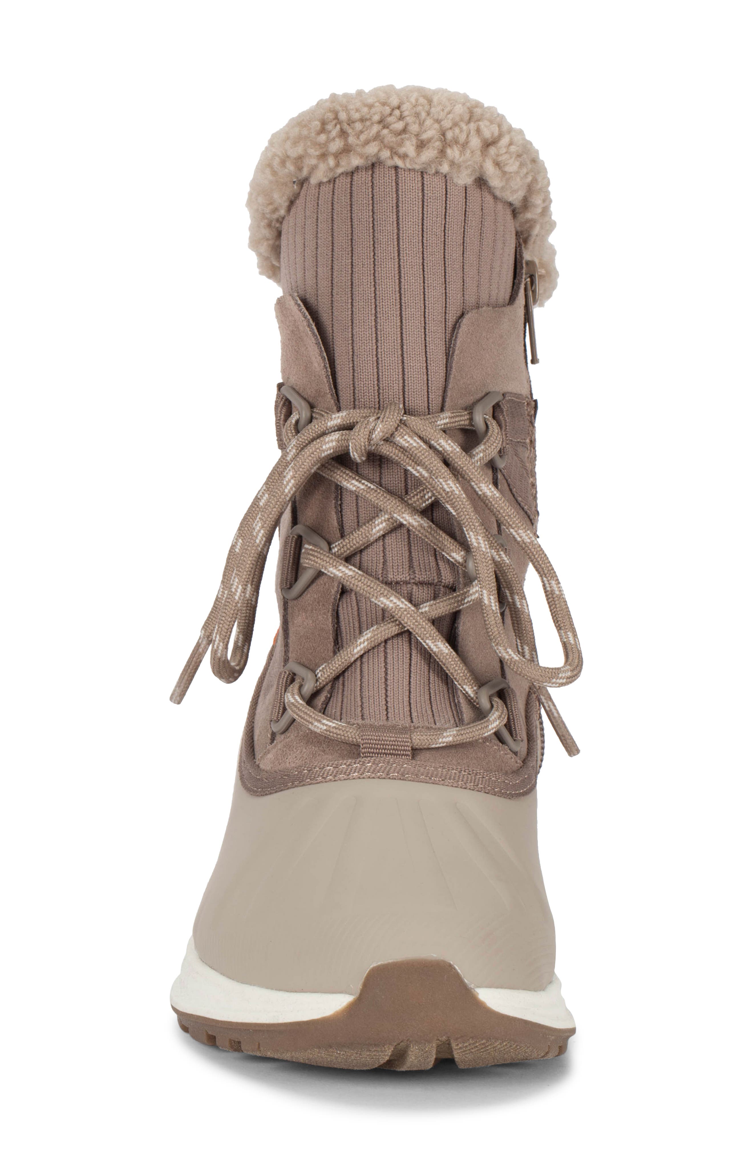 BARETRAPS Bandie Waterproof Faux Shearling Lined Boot, Alternate, color, Taupe