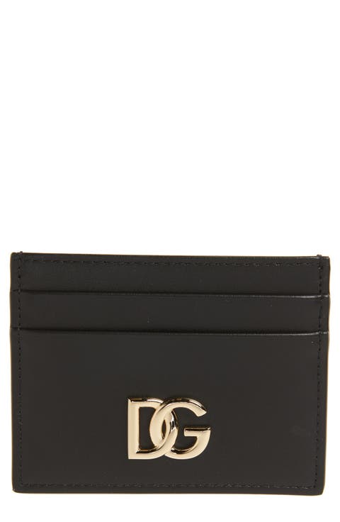 DG Logo Leather Card Case
