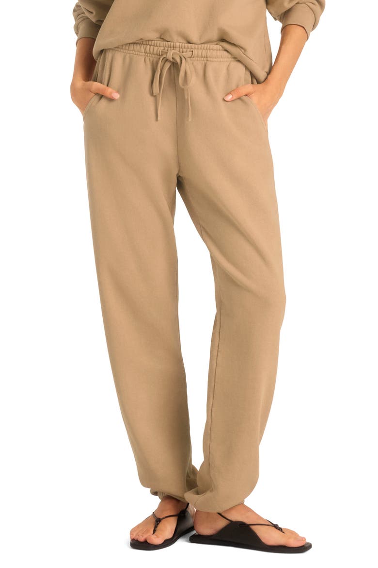 Dawn Classic Cotton Sweatpants, Main, color, LATTE