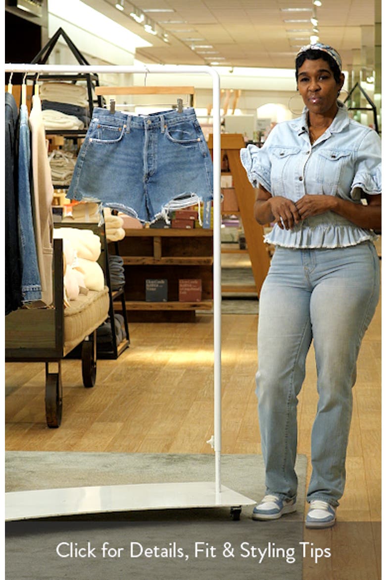 Marlow Distressed Denim Cutoff Shorts video