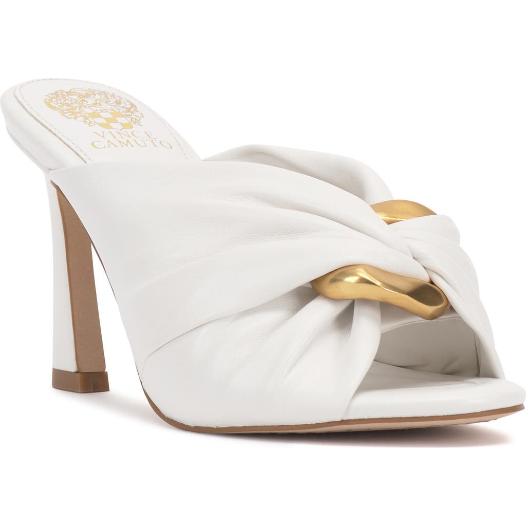 Vince Camuto Patie Slide Sandal In Bianco