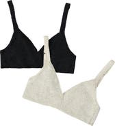 On Gossamer 2-Pack Cabana Cotton Bralettes