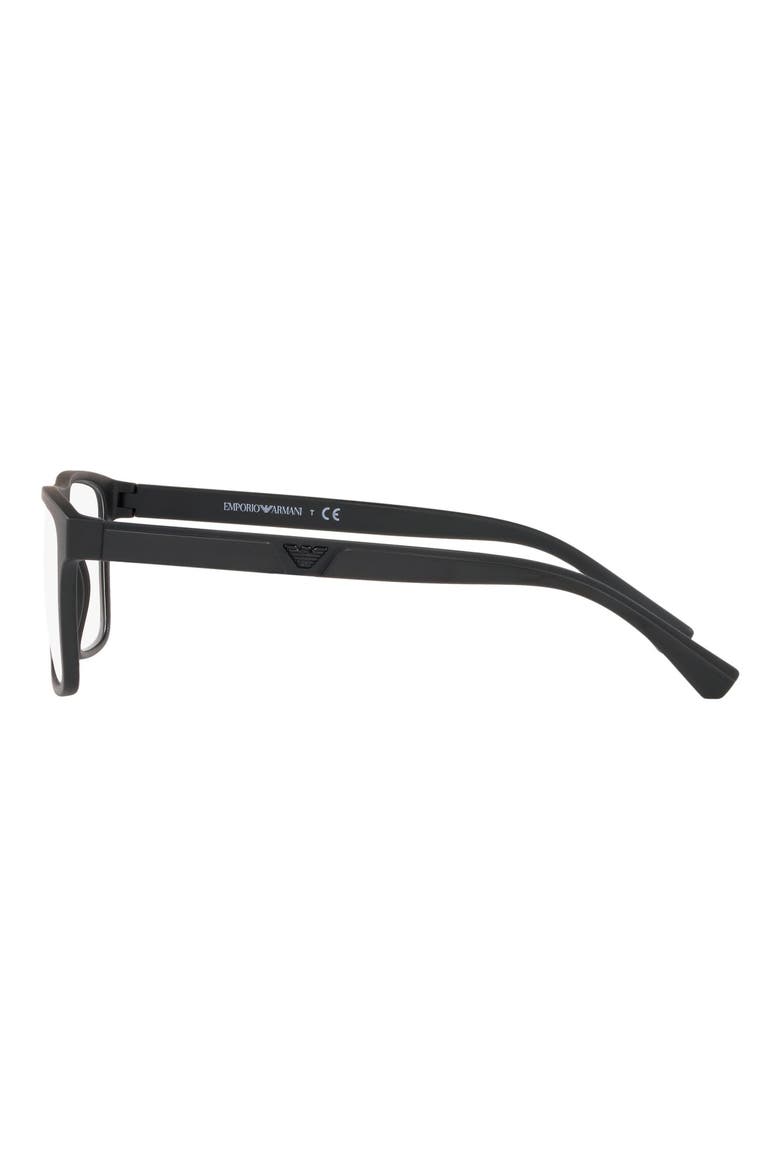 54mm Square Optical Glasses, Alternate, color, CLEAR