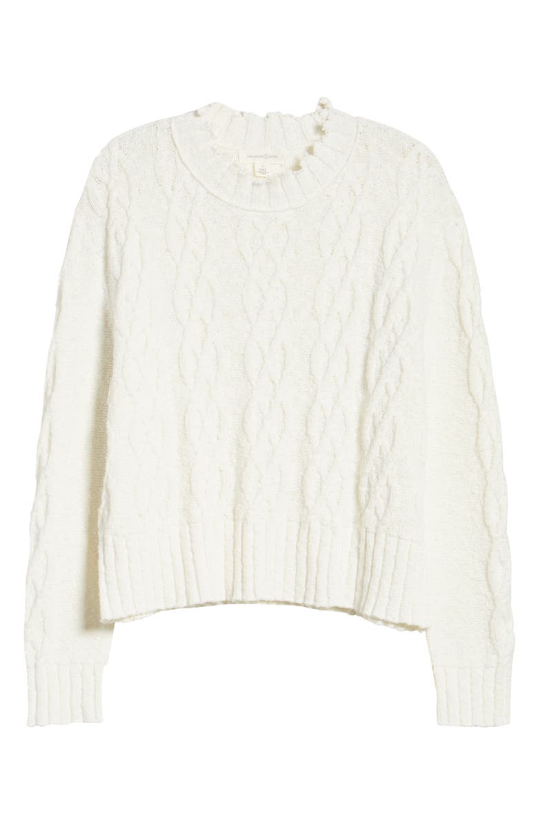 Treasure & Bond Cable Cotton Blend Sweater, Alternate, color, 
