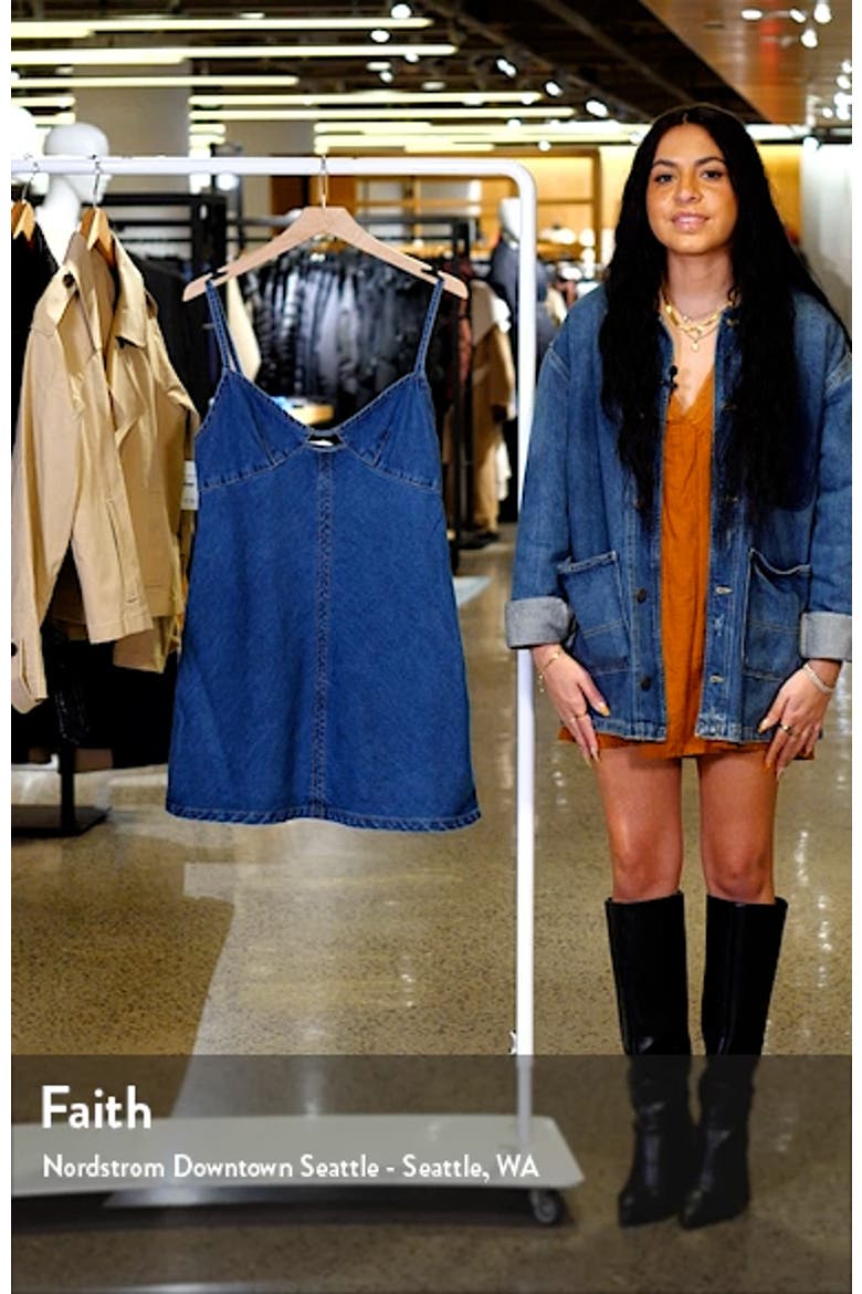 Arwen Sleeveless Denim Minidress video