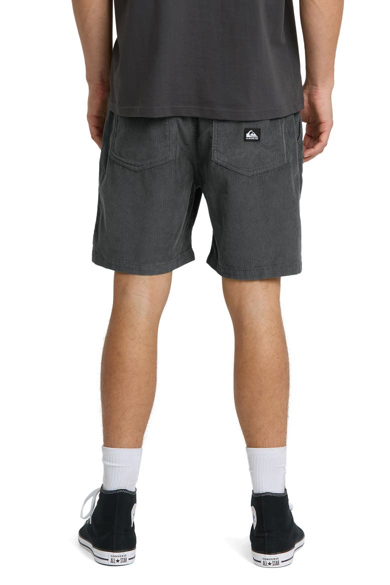 Taxer Corduroy Shorts, Alternate, color, IRON GATE