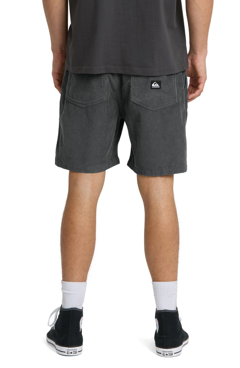 Quiksilver Taxer Corduroy Shorts, Alternate, color, Iron Gate
