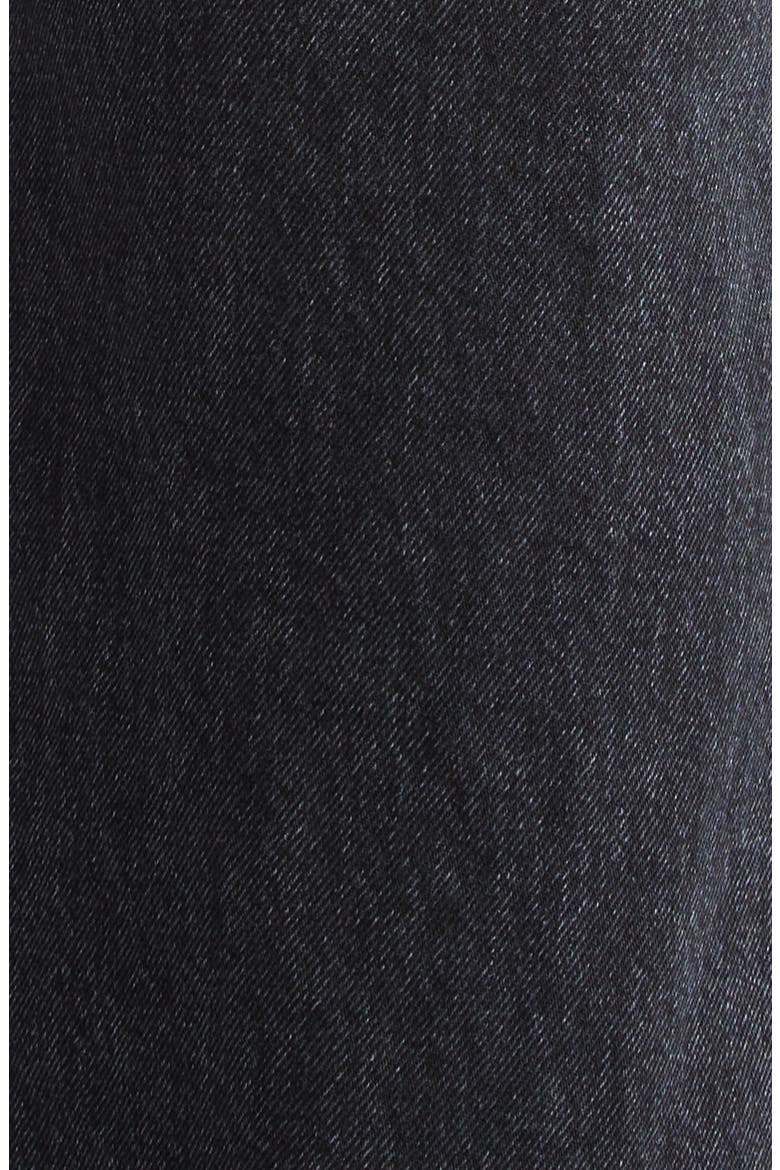 Belted Crop Bootcut Jeans, Alternate, color, BLACK