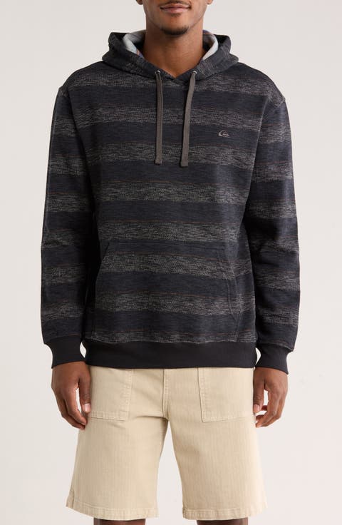 Steady Stripe Cotton Blend Hoodie