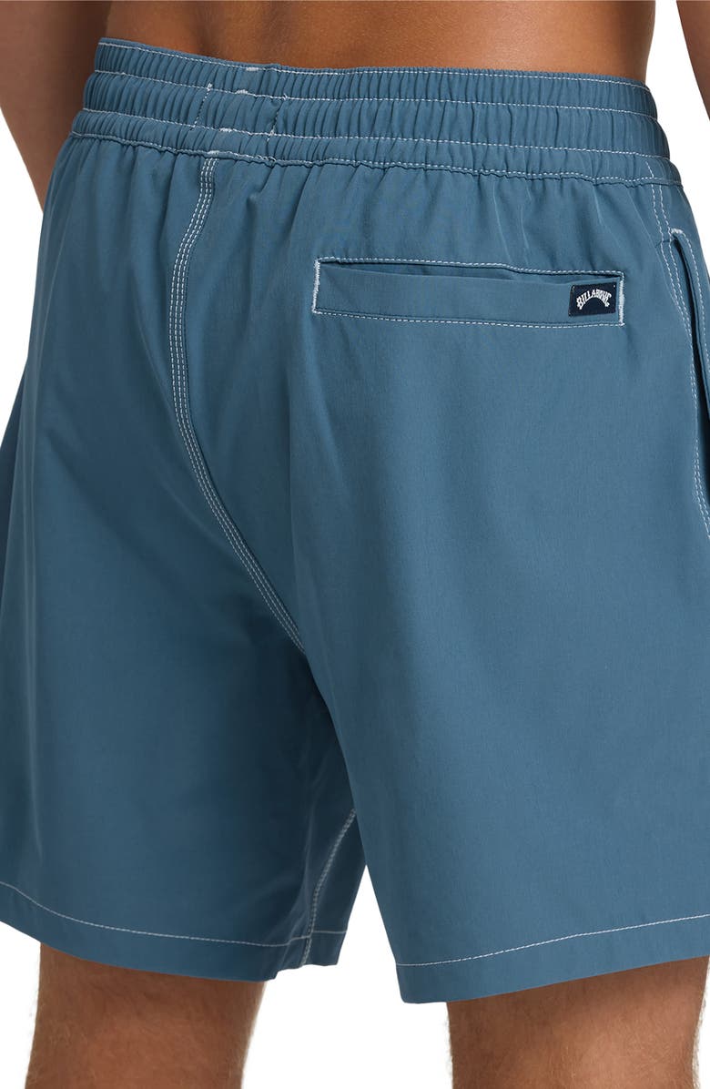 Billabong Lineup Solid LB Board Shorts, Alternate, color, Real Teal