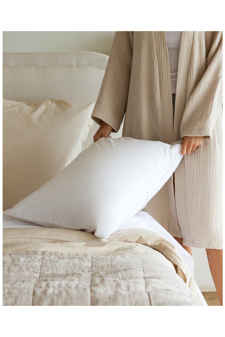 Percale Pillowcase Set, Alternate, color, WHITE