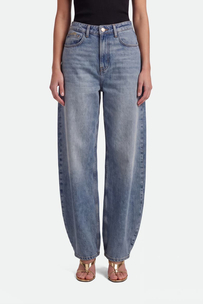 Balloon Leg Jeans, Alternate, color, White