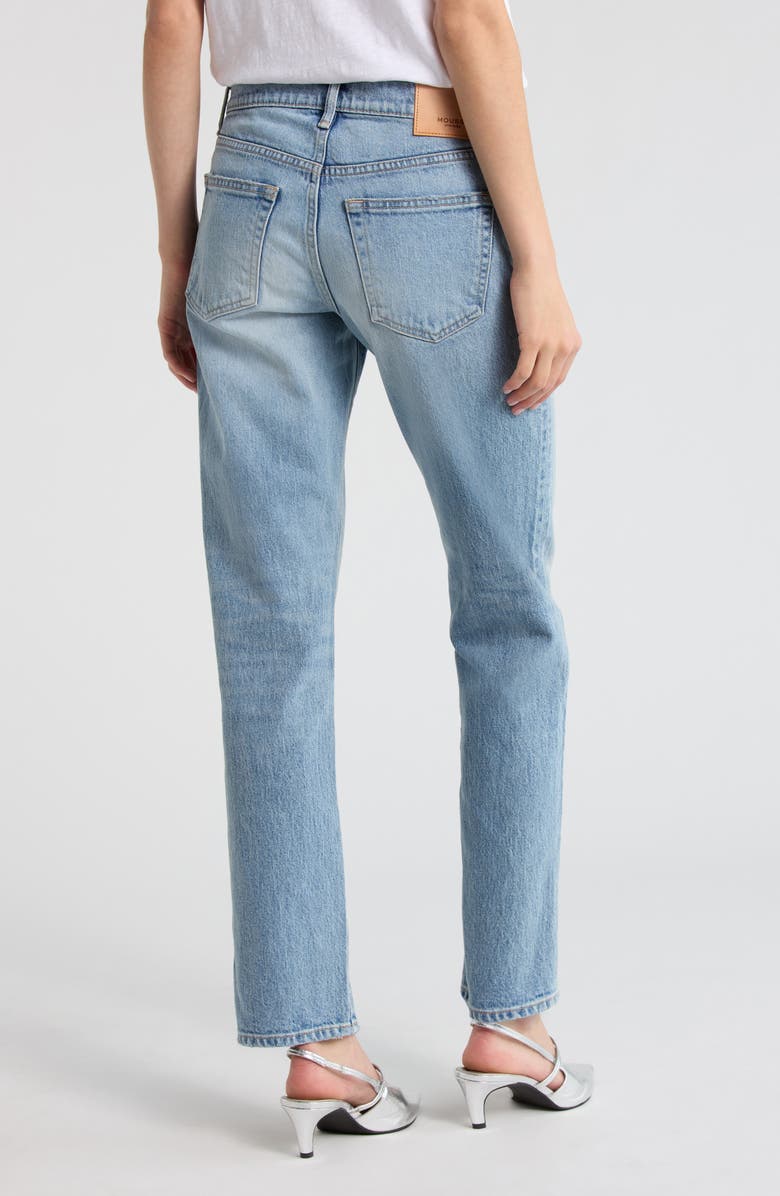 MOUSSY VINTAGE Deland High Waist Straight Leg Jeans, Alternate, color, Light Blue