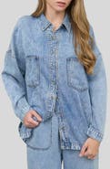 Blu Pepper Denim Button-Up Shirt