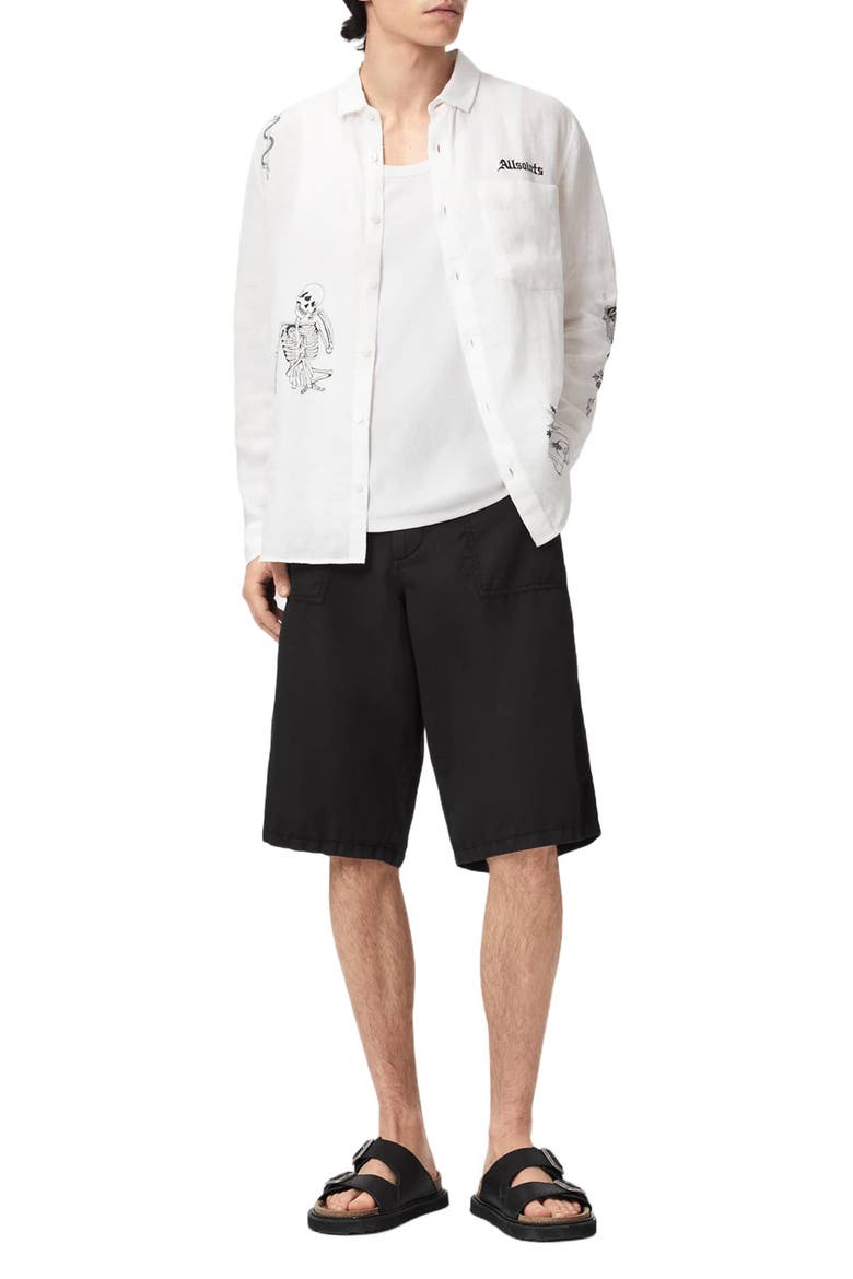 Echo Relaxed Fit Shorts, Alternate, color, ORCA BLACK