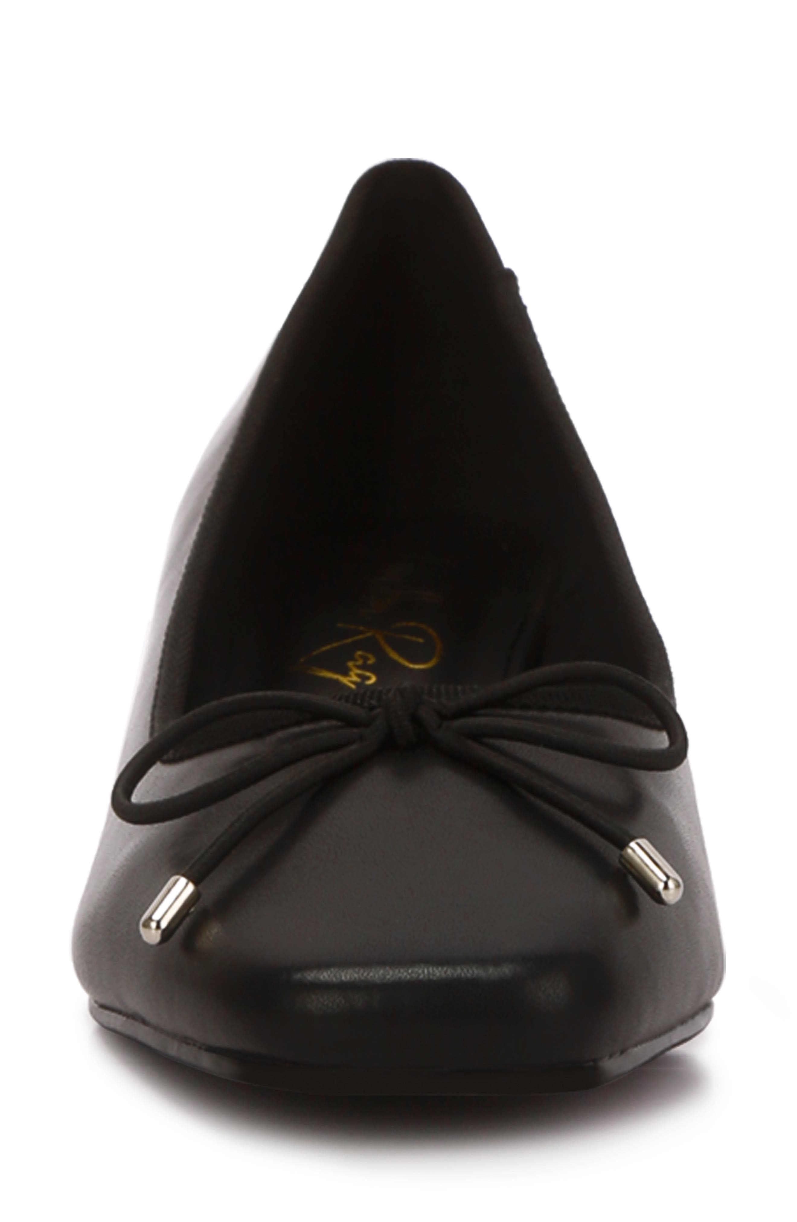 LONDON RAG Sienna Block Heel Ballerina Pump, Alternate, color, Black