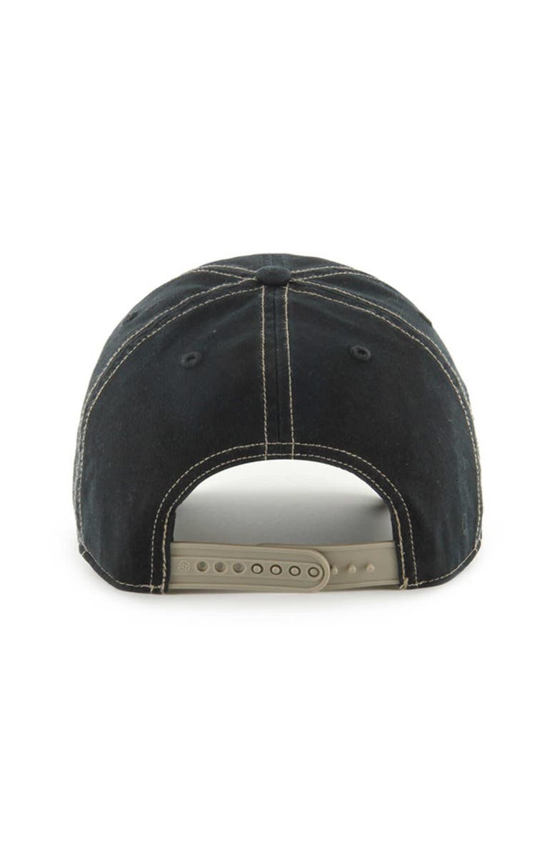 '47 Men's '47 Black Miami Heat Quick Snap Clean Up Adjustable Hat, Alternate, color, 