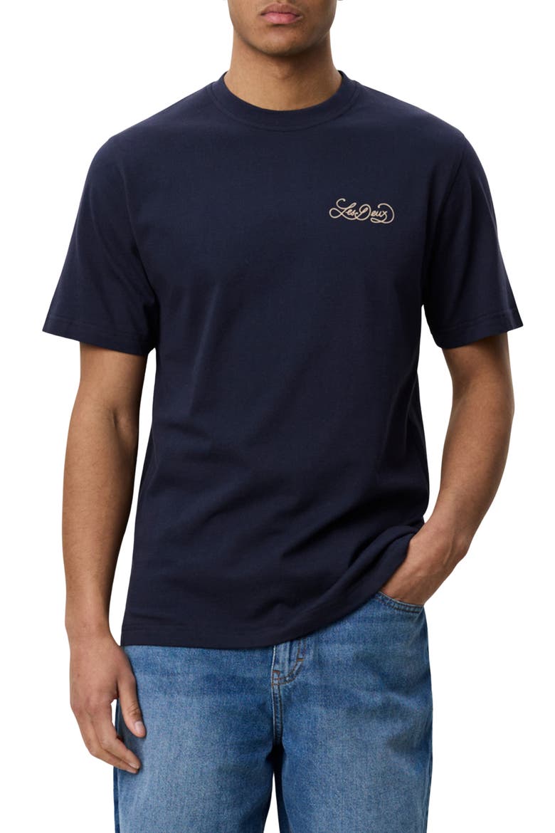 Orchard Graphic Tee, Main, color, DARK NAVY