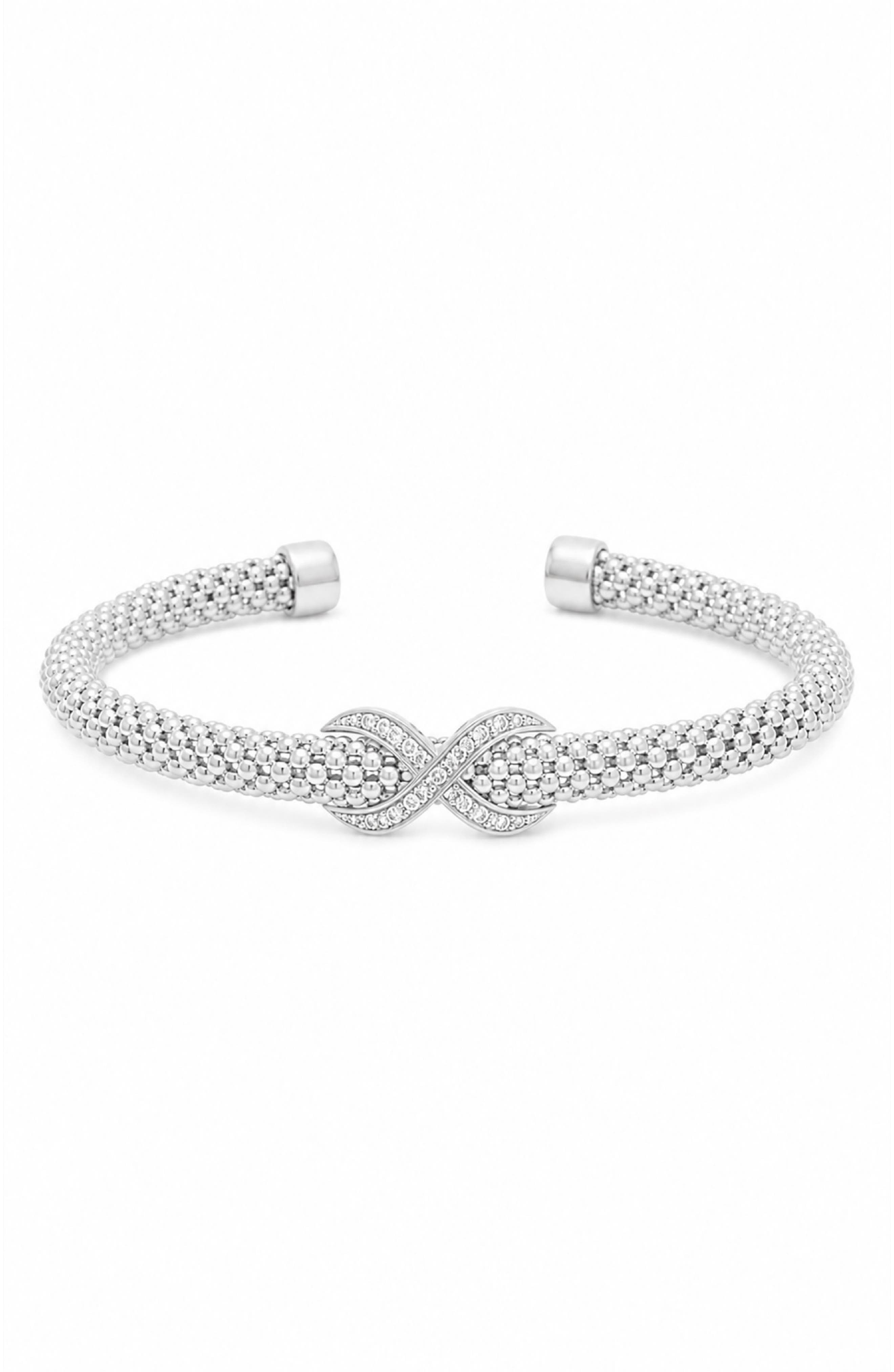 Infinity Mesh Cuff Bracelet