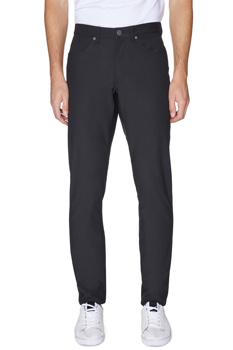 Five Pocket Golf Pants, Main, color, BLACK