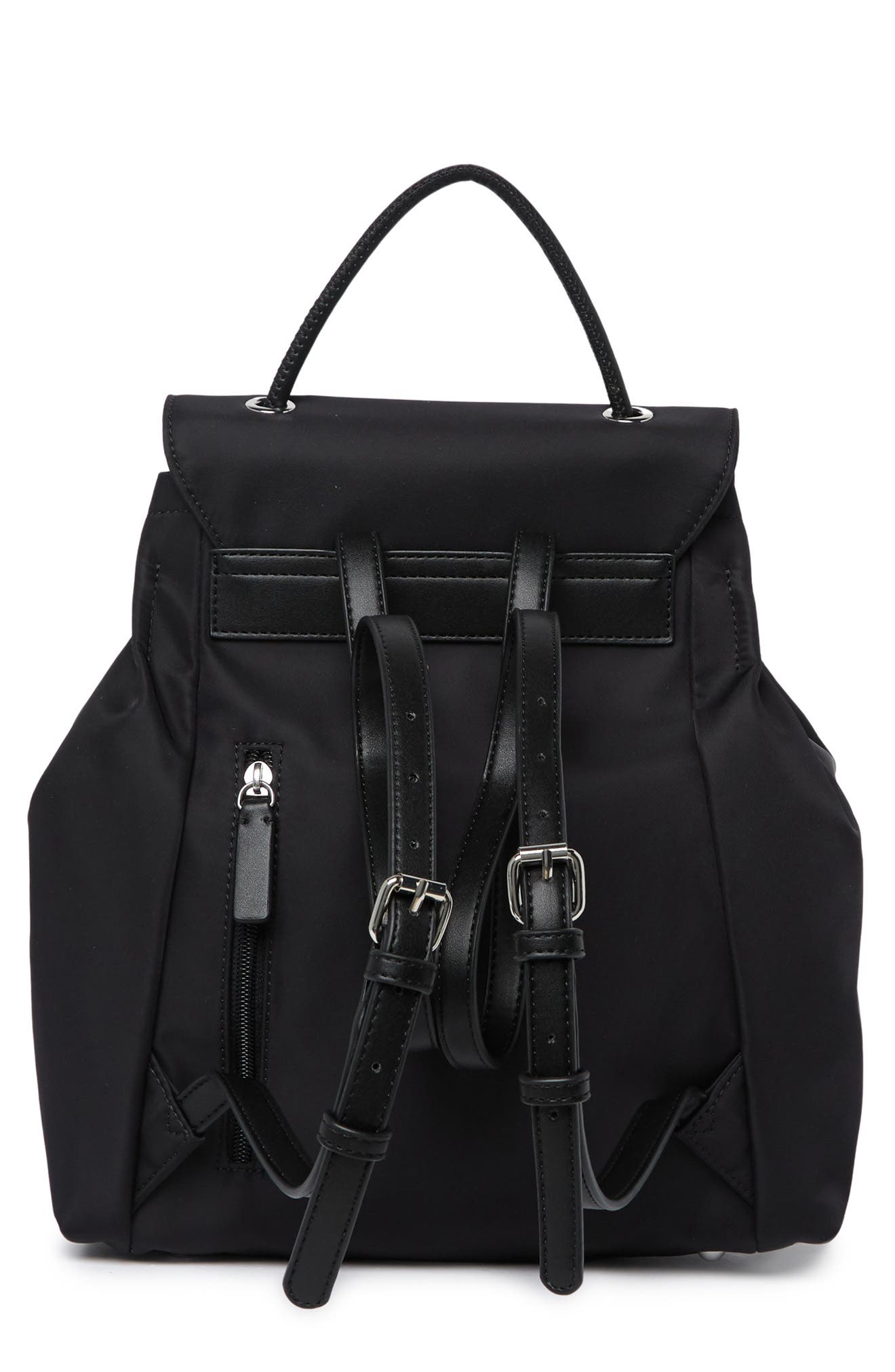 Calvin Klein Logo Embellished Nylon Mini Backpack, Alternate, color, 