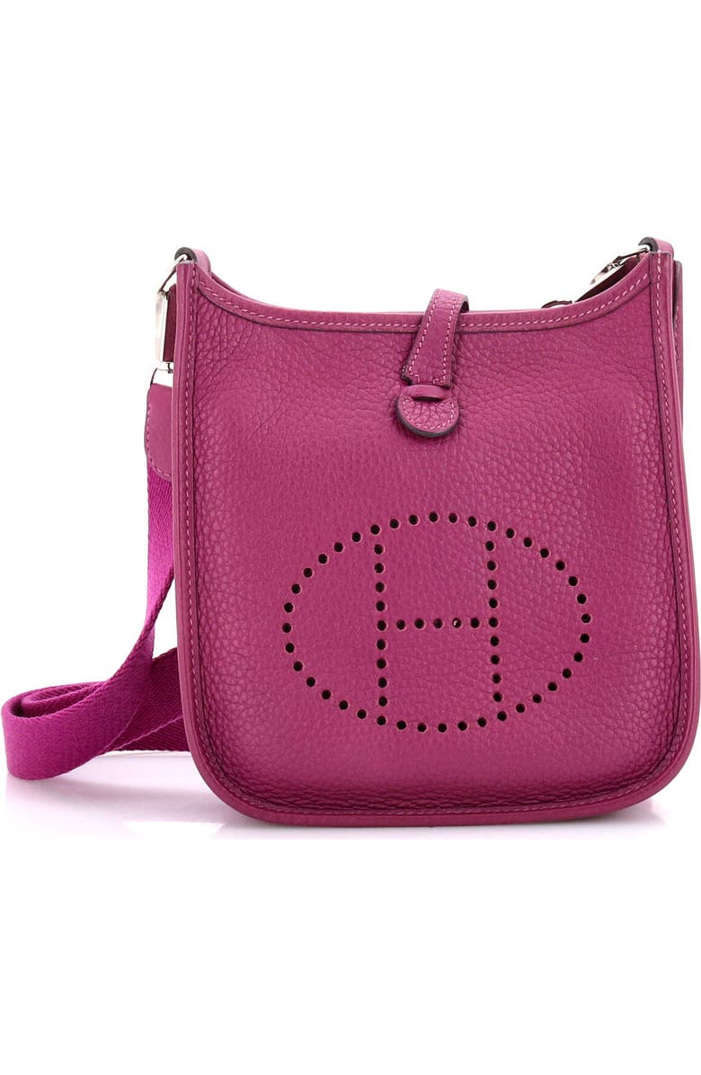 Pre-Owned Hermes Evelyne Bag Gen III Clemence TPM, Main, color, Anemone