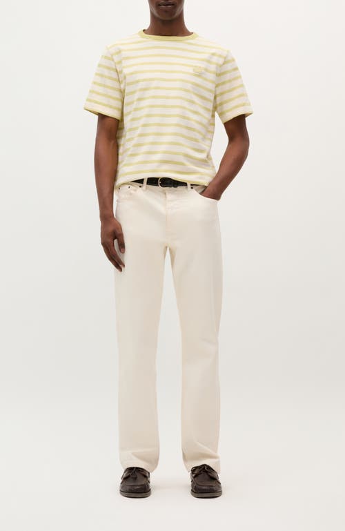 Scalpers Stripes Patch Tee In Yellow