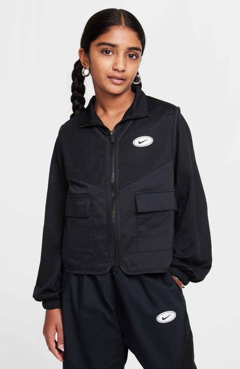 Kids' Sportswear Dri-FIT Performance Zip-Up Jacket (Big Kid)