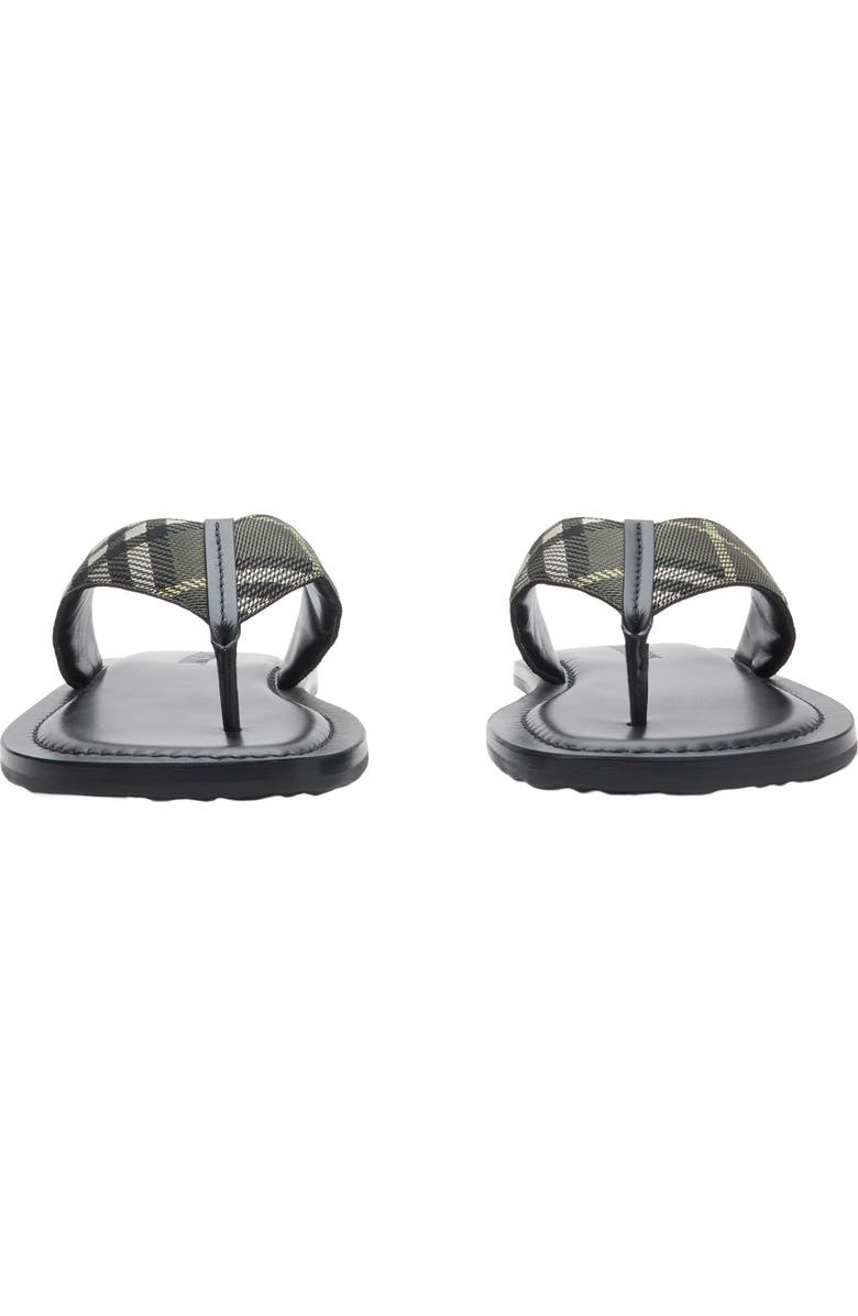 Burberry Check Pavilion Sandals, Alternate, color, Thicket Green