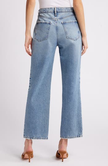 Frame straight sold leg jeans