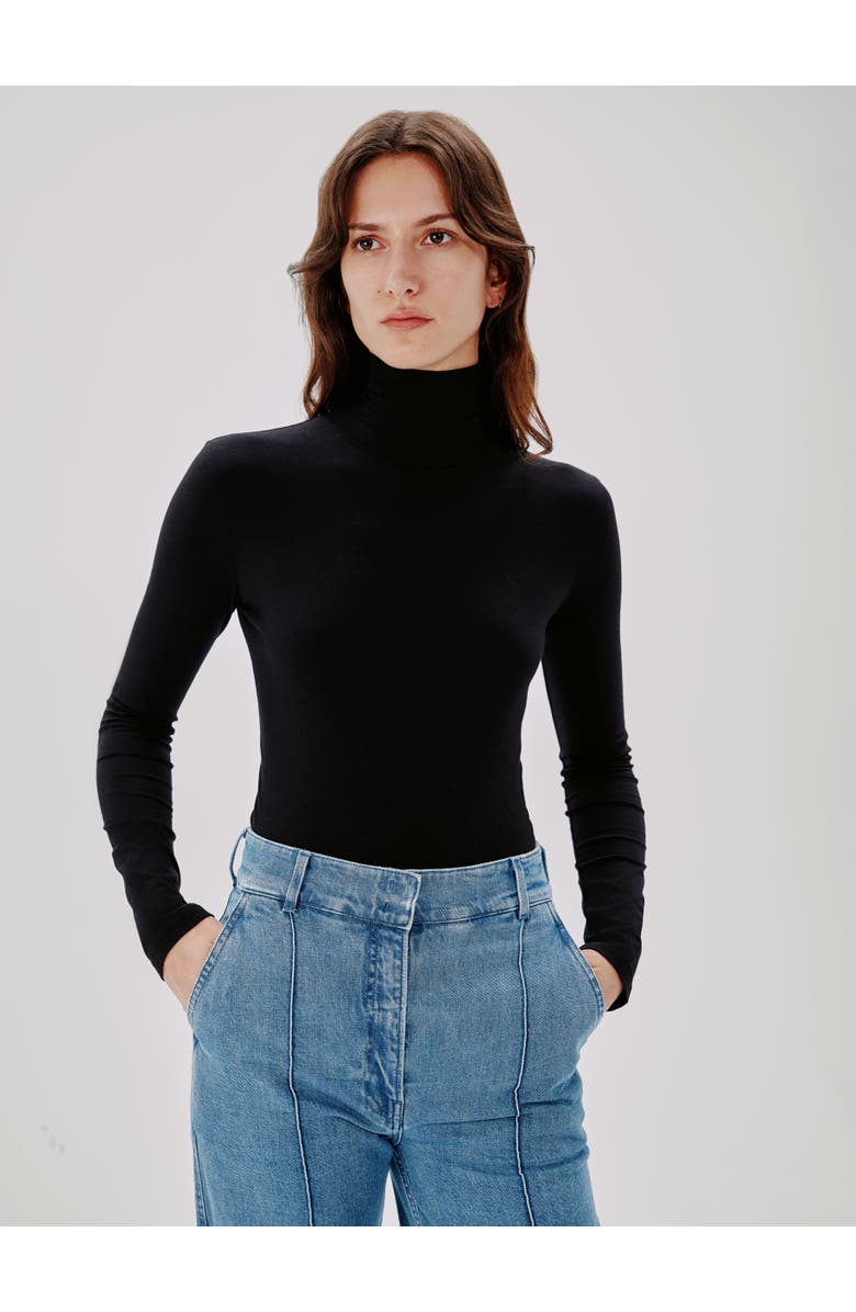 Another Tomorrow TURTLENECK BODYSUIT, Main, color, 