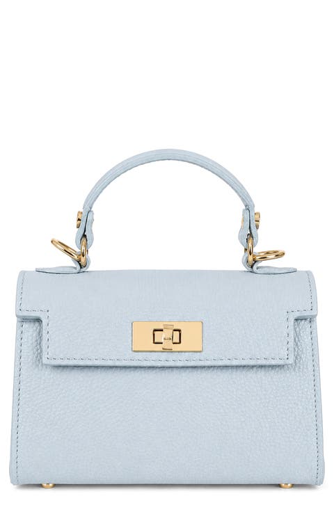 Allegra Leather Top Handle Bag