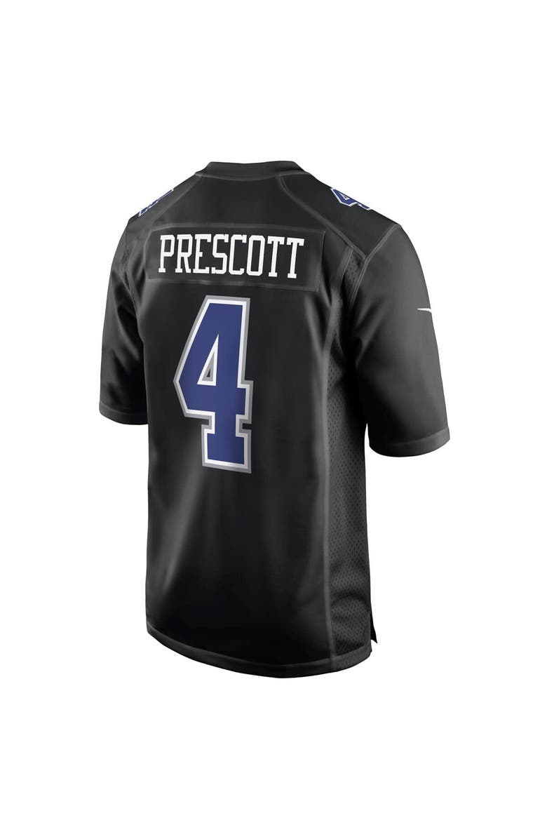 Nike Men's Nike Dak Prescott Carbon Black Dallas Cowboys Fashion Game Jersey, Alternate, color, 