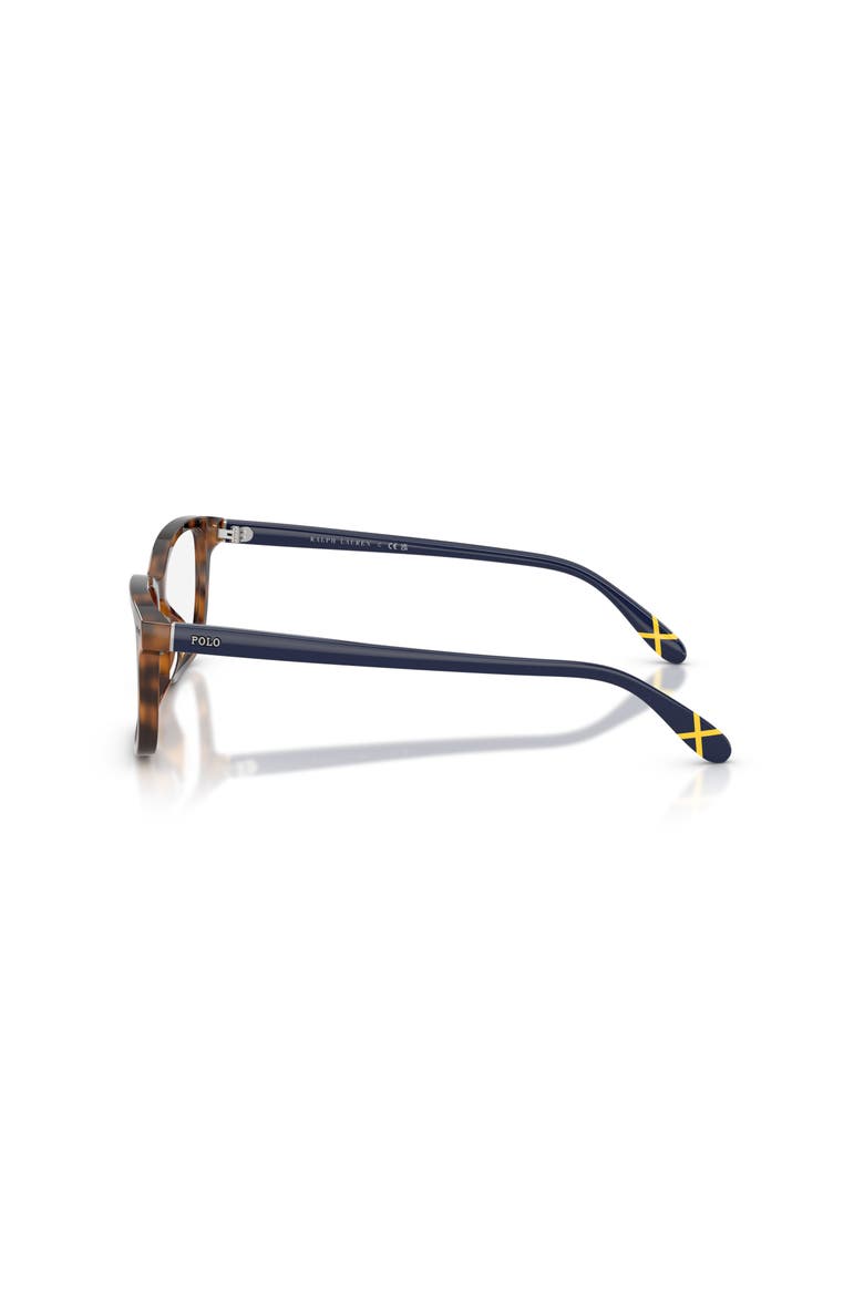 56mm Rectangle optical glasses, Alternate, color, Tortoise