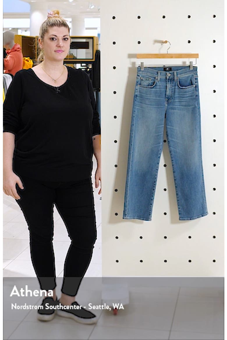 Alexa High Waist Crop Wide Leg Jeans video