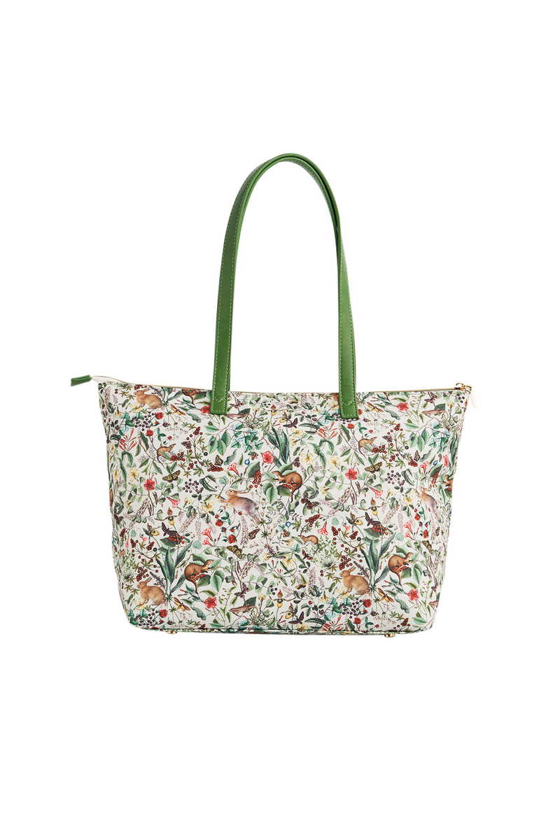 Fable England Garden Floral Grab Tote, Alternate, color, Light/Pastel Green