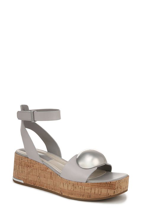 Taysha Ankle Strap Platform Wedge Sandal (Women)