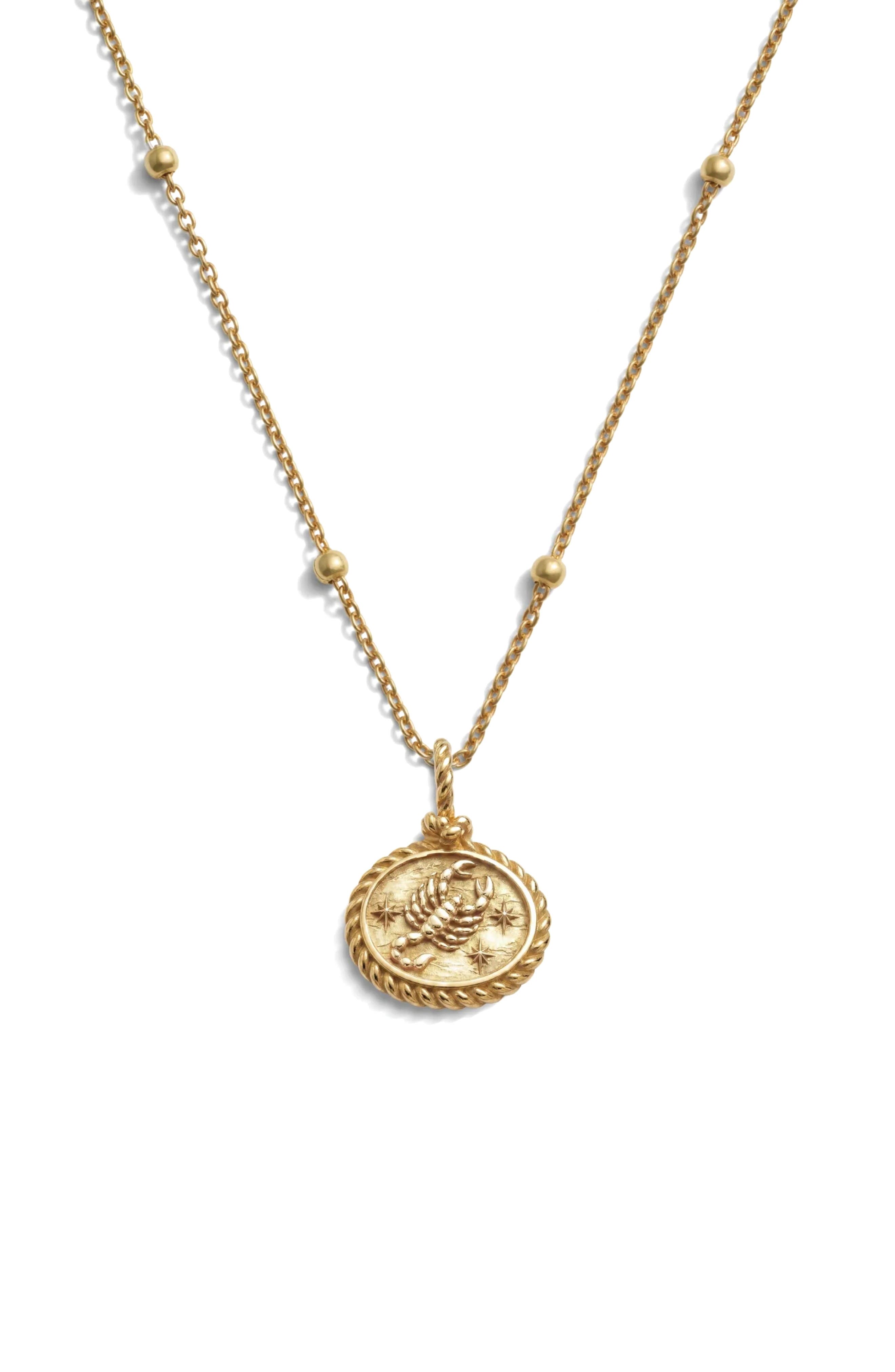 SCORPIO/ 14K GOLD VERMEIL