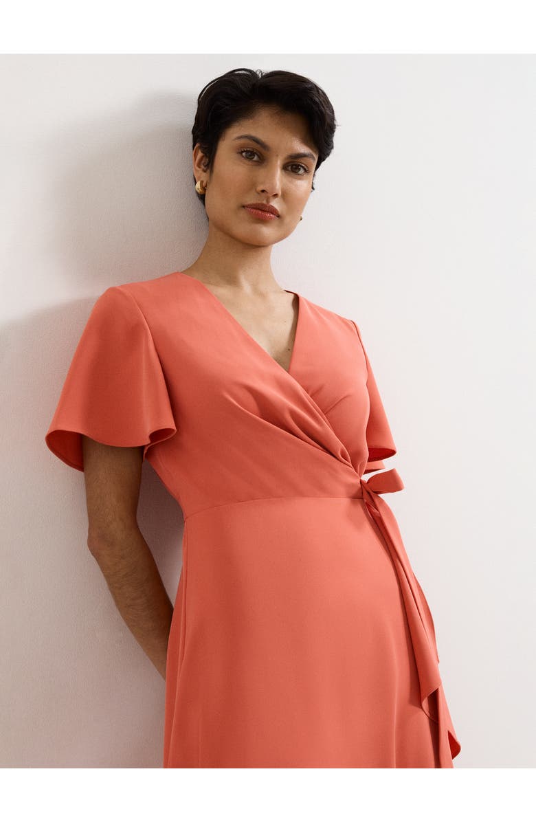 Phase Eight Julissa Wrap Dress, Alternate, color, Orange