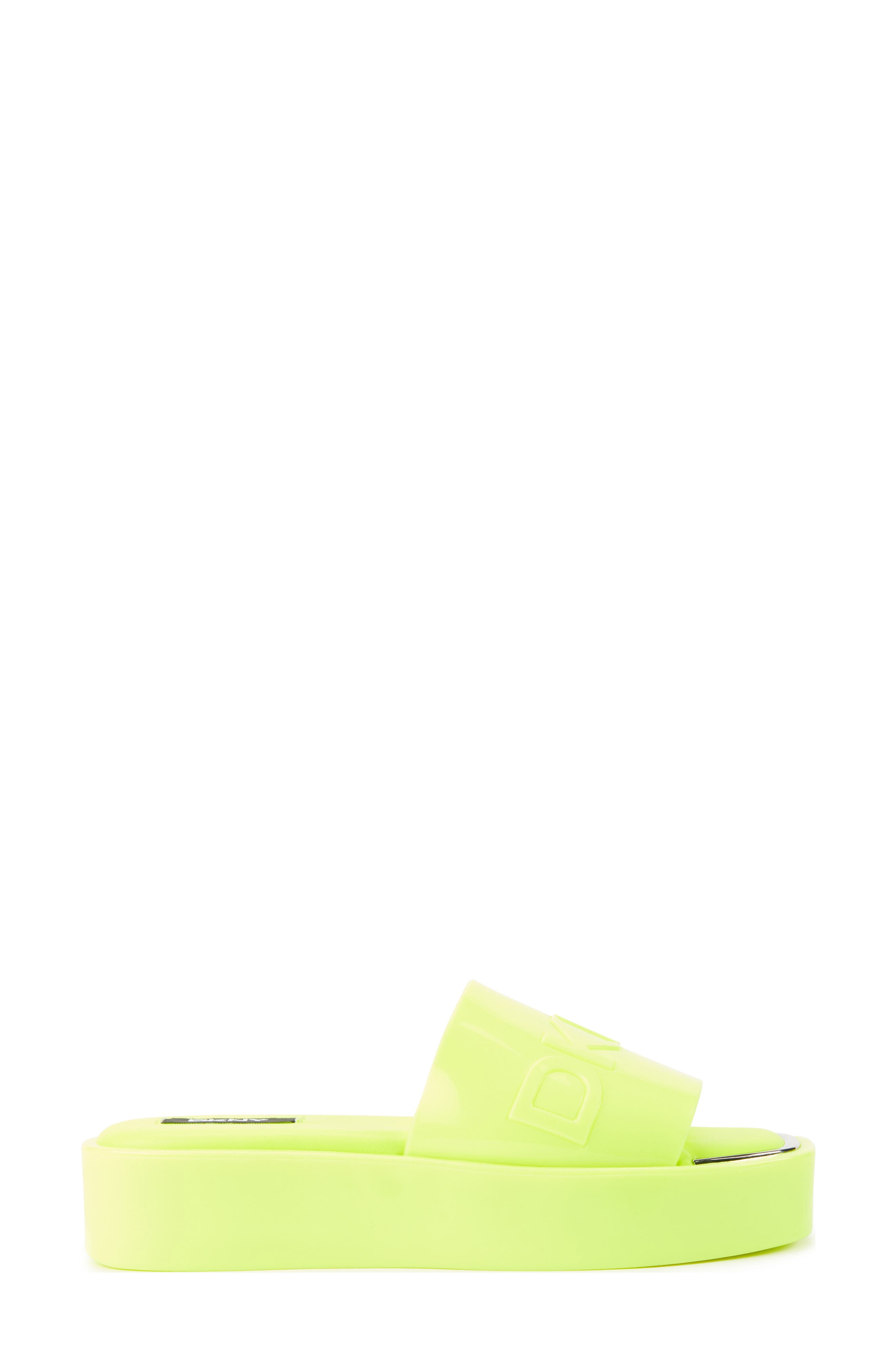 Laren Platform Slide Sandal, Alternate, color, ZEST