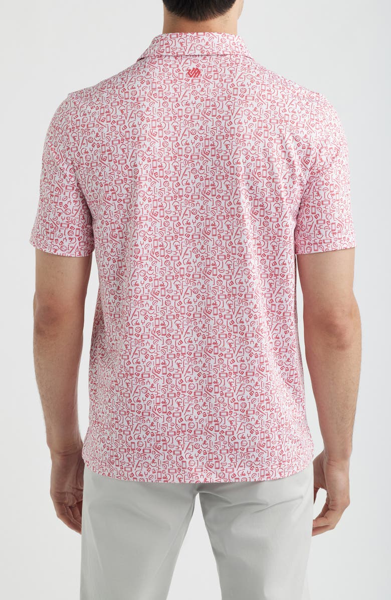 Johnston & Murphy XC+<sup>™</sup> Performance Game Day Polo, Alternate, color, Red