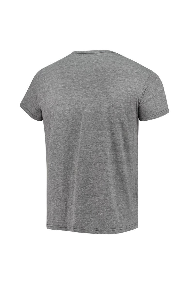 Men's Original Retro Brand Heathered Gray Charlotte FC Area Code Tri-Blend T-Shirt, Alternate, color, Heather Gray