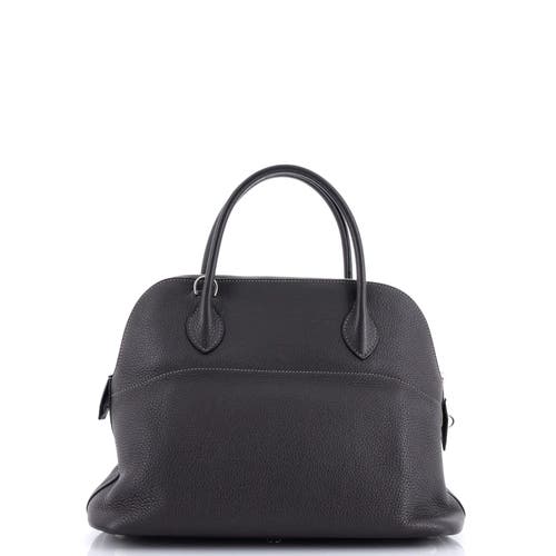 Pre-owned Hermes Hermes Bolide Bag Clemence 31 In Gray