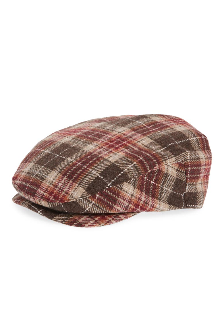 Hooligan Driving Cap, Main, color, BROWN/ MAROON