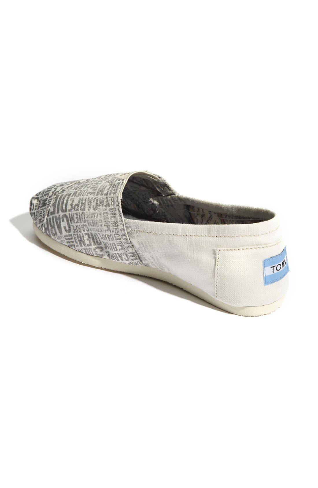 'Classic - Carpe Diem' Canvas Slip-On (Nordstrom Exclusive), Alternate, color, NATURAL