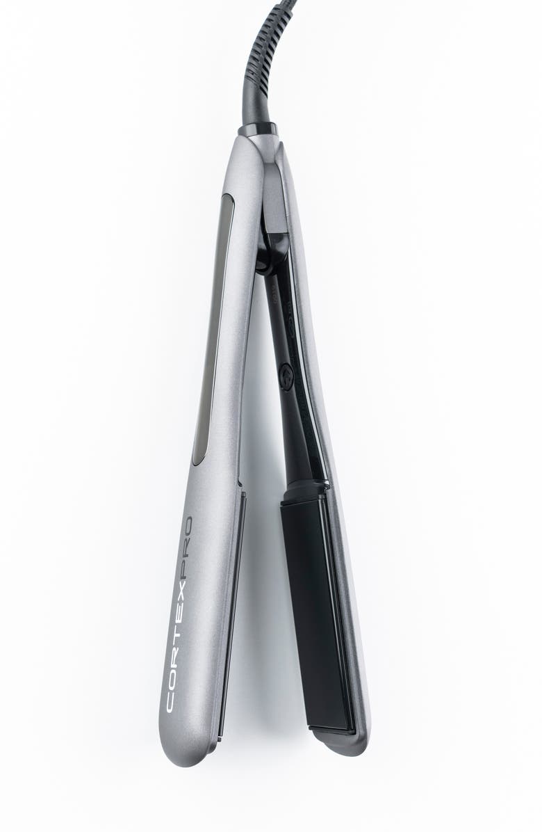 CORTEX BEAUTY Pro Flat Iron - 1.5" One-Pass Digital Heat Tourmaline Ceramic Plates, Alternate, color, Gray