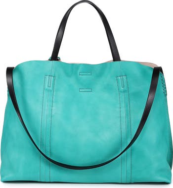Forest Island Leather Tote Bag